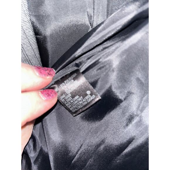 Isabella DeMarco Tahari Business Pin Stripe Single Button Notched Lapel Blazez - Picture 8 of 8